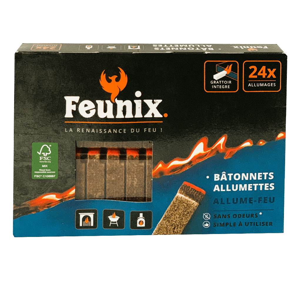 Allume-feu bâtonnet allumette pour tous types de feu x24 - Super U, Hyper  U, U Express 