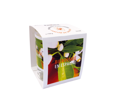 Bougie bienvenue en Espagne