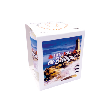 Bougie bienvenue en Bretagne