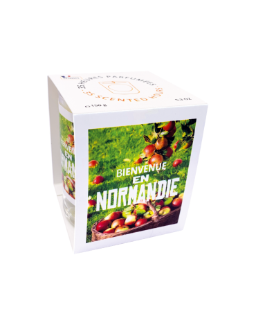 Bougie Bienvenue en Normandie