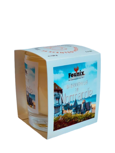 Bougie Bienvenue en Normandie
