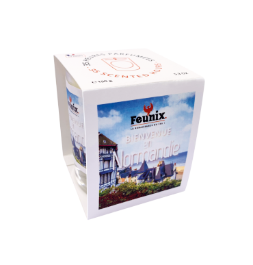 Bougie Bienvenue en Normandie